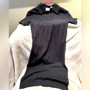 Adriano Goldschmeid Lane Polo Cashmere Blend Black Dress